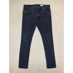 All Saints Men's Straight Jeans - Dark Blue